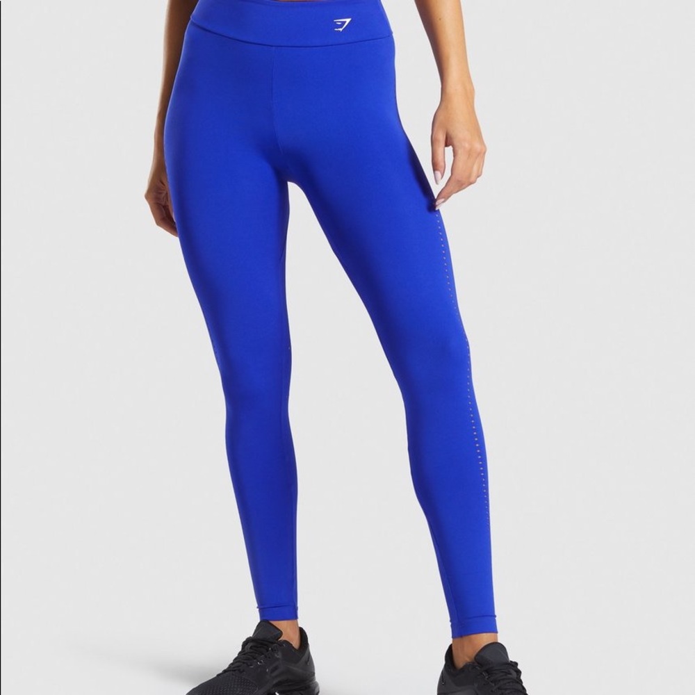 Gymshark Laser Cut Tights - Blue